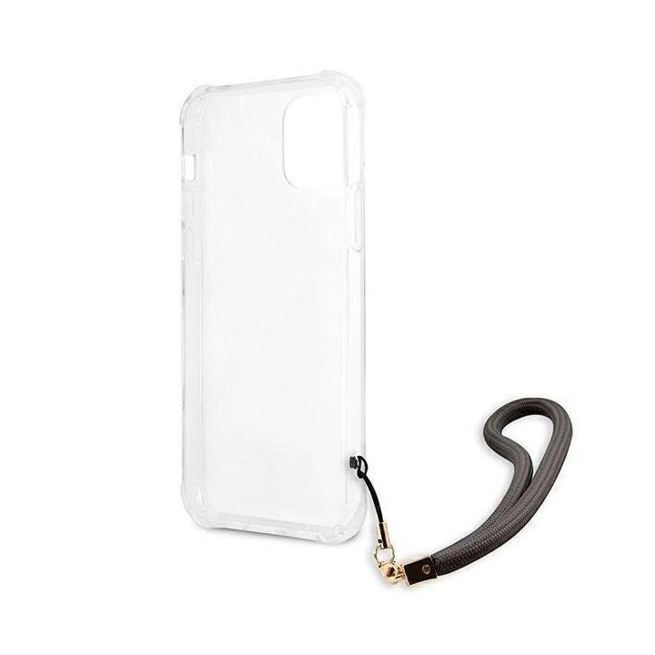 Guess GUHCP12LKSMAGR iPhone 12 Pro Max 6.7 pilkos/pilkos spalvos deklas Marble Collection
