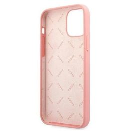 Guess GUHCP12LLSPEWPI iPhone 12 Pro Max 6.7 rožinės/rožinės spalvos deklas Peony Collection