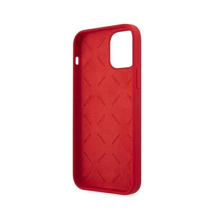 Guess GUHCP12LLSPEWRE iPhone 12 Pro Max 6.7 raudonas/raudonas deklas Peony Collection