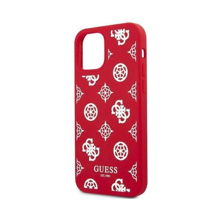 Guess GUHCP12LLSPEWRE iPhone 12 Pro Max 6.7 raudonas/raudonas deklas Peony Collection
