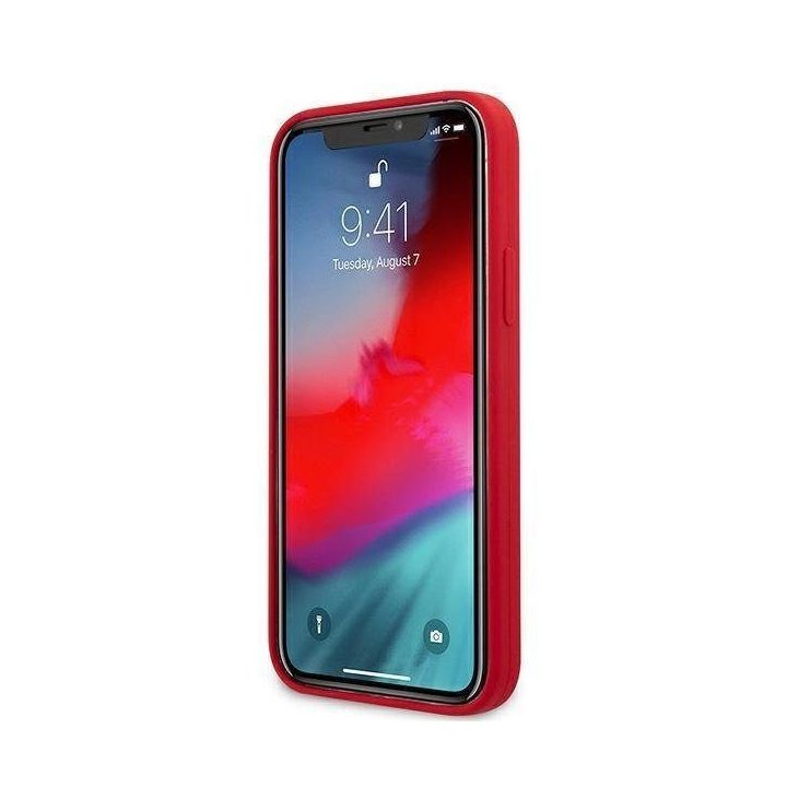 Guess GUHCP12LLSPEWRE iPhone 12 Pro Max 6.7 raudonas/raudonas deklas Peony Collection