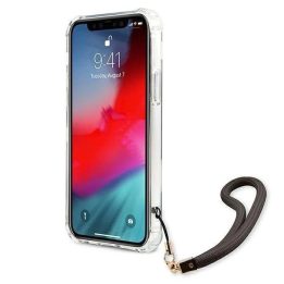 Guess pilkas marmurinis dėklas iPhone 12/12 Pro (6.1 )