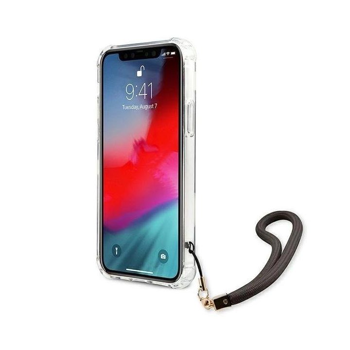 Guess pilkas marmurinis dėklas iPhone 12/12 Pro (6.1 )