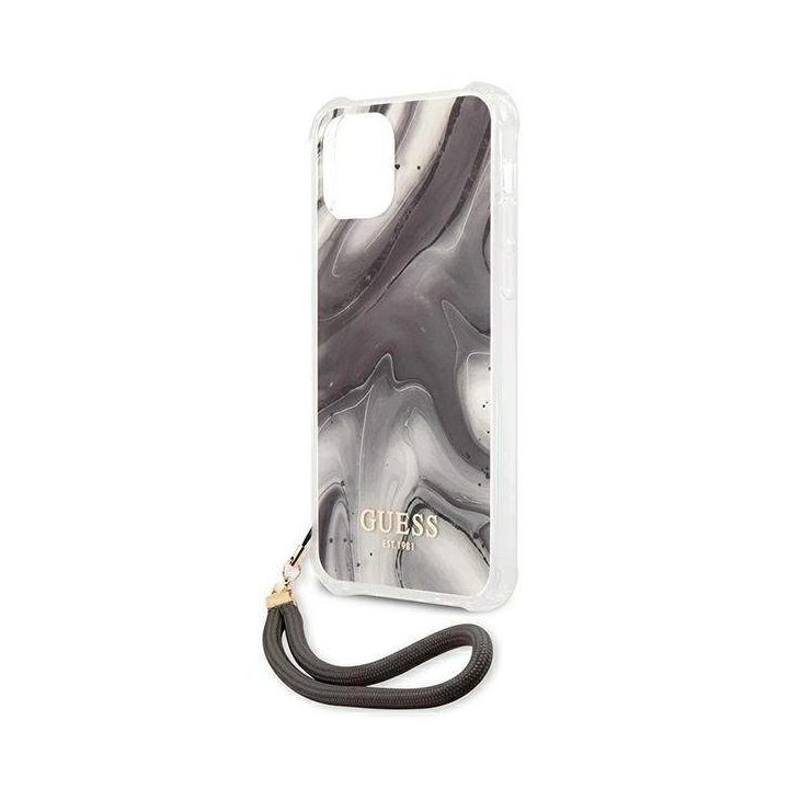 Guess pilkas marmurinis dėklas iPhone 12/12 Pro (6.1 )