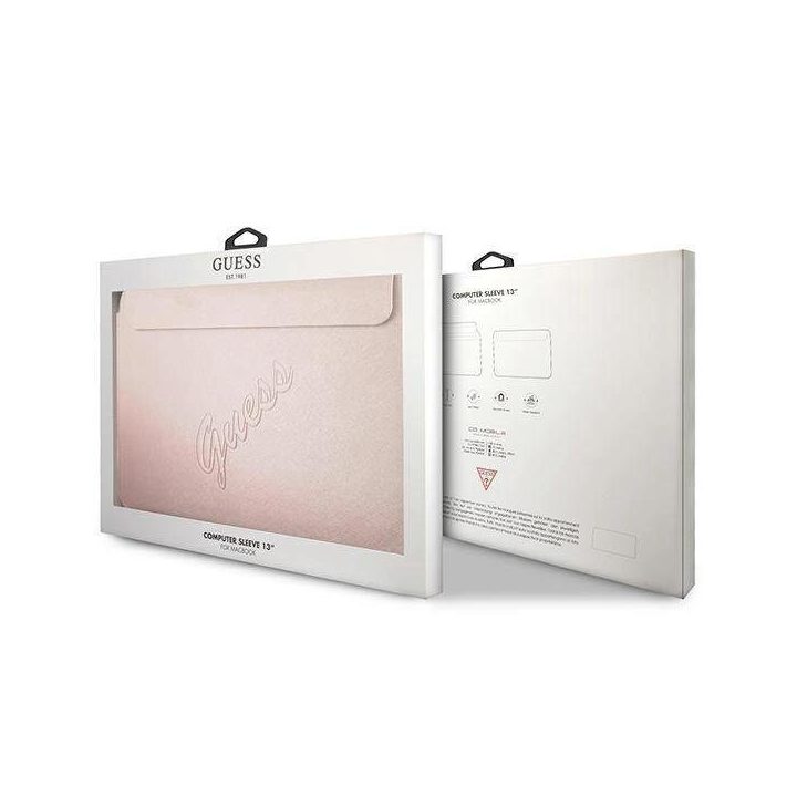 Guess Rankovė GUCS13PUSASPI 13 pink/pink Saffiano Script