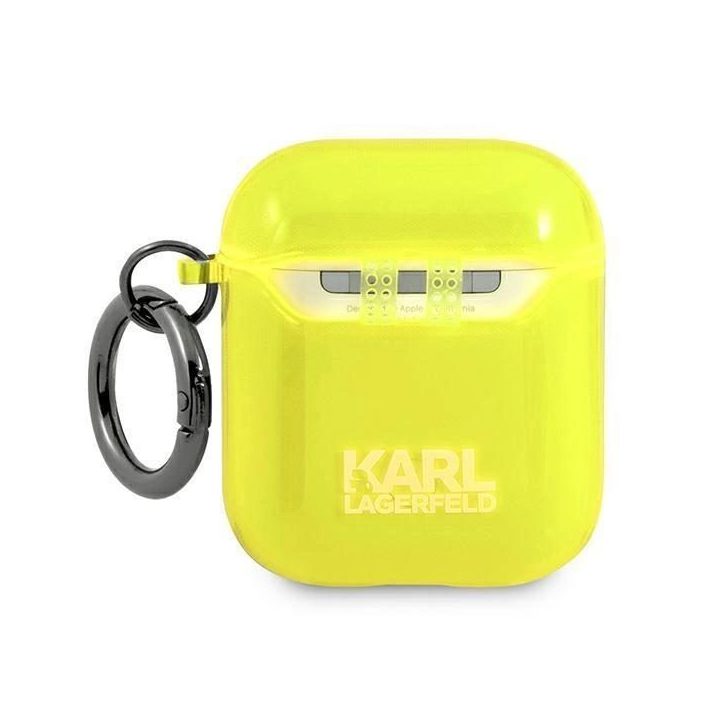 Karl Lagerfeld KLA2UCHFY AirPods dangtelis geltonas/ geltonas Choupette