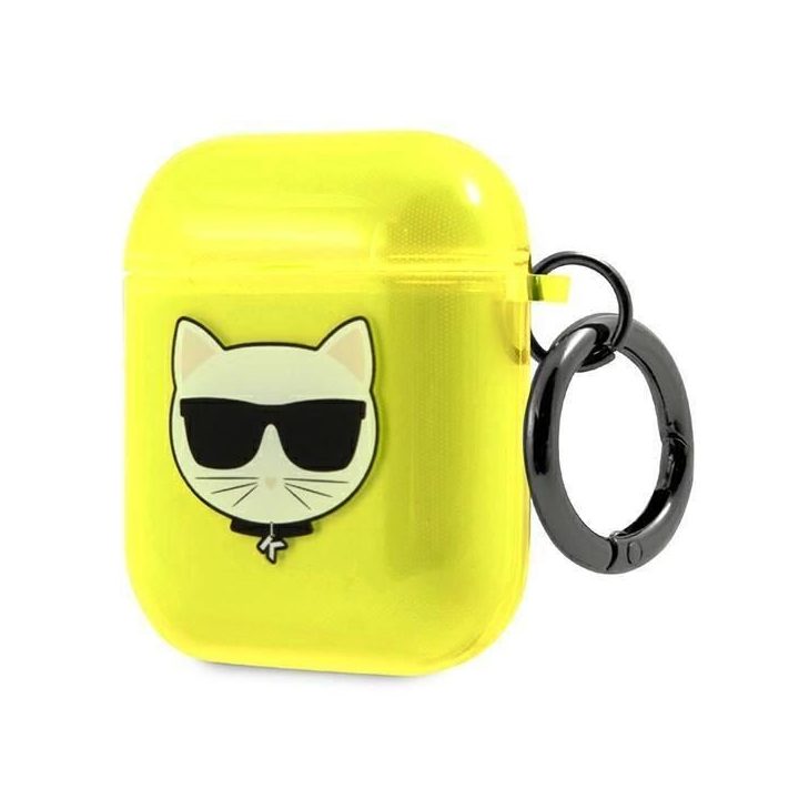 Karl Lagerfeld KLA2UCHFY AirPods dangtelis geltonas/ geltonas Choupette