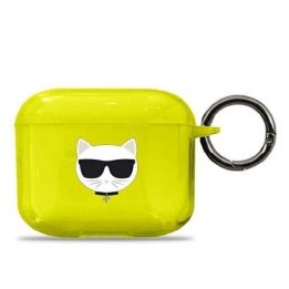 Karl Lagerfeld KLA3UCHFY AirPods 3 dangtelis geltonas/gelsvas Choupette