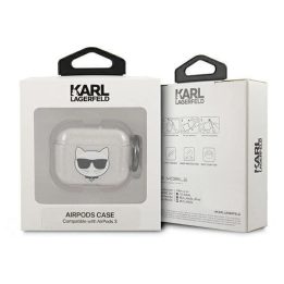 Karl Lagerfeld KLA3UCHGS AirPods 3 dangtelis sidabrinis/sidabrinis Glitter Choupette