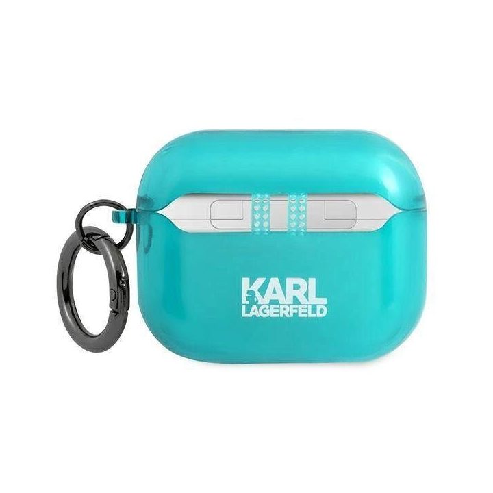 Karl Lagerfeld KLAPUCHFL AirPods Pro dangtelis mėlynas/mėlynas Choupette