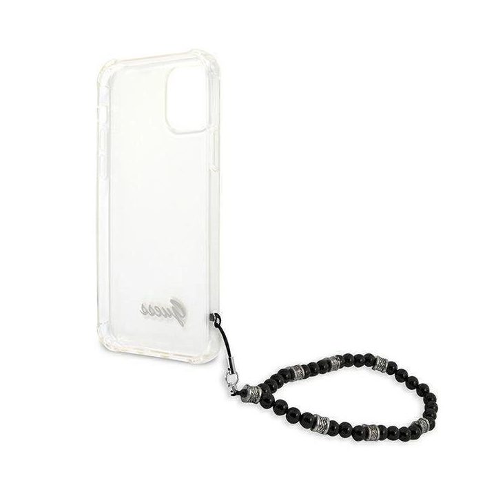 Guess GUHCP12MKPSBK iPhone 12/12 Pro 6.1 permatomas deklas Black Pearl