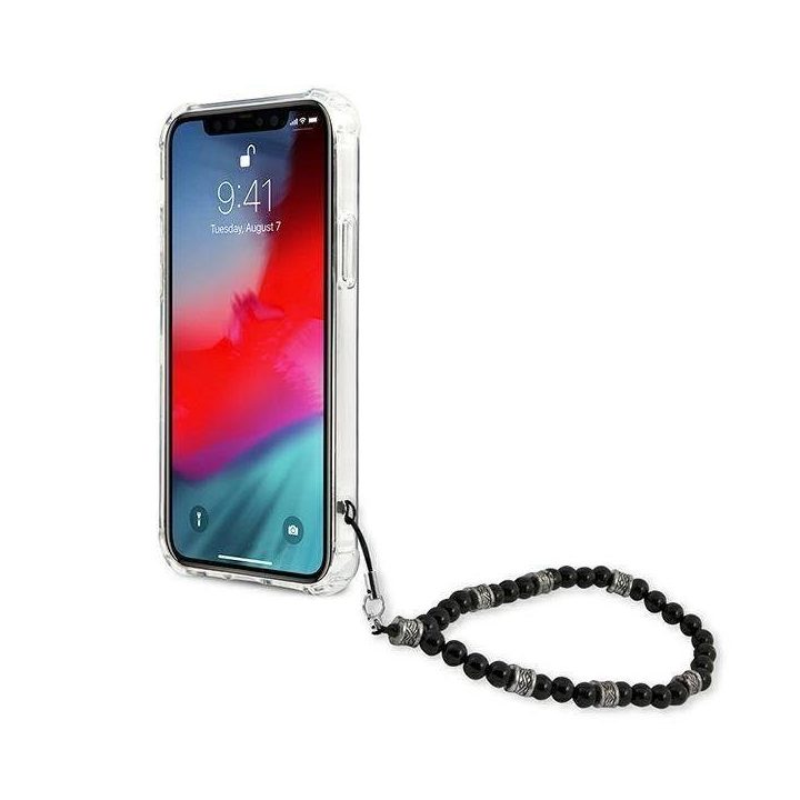 Guess GUHCP12MKPSBK iPhone 12/12 Pro 6.1 permatomas deklas Black Pearl