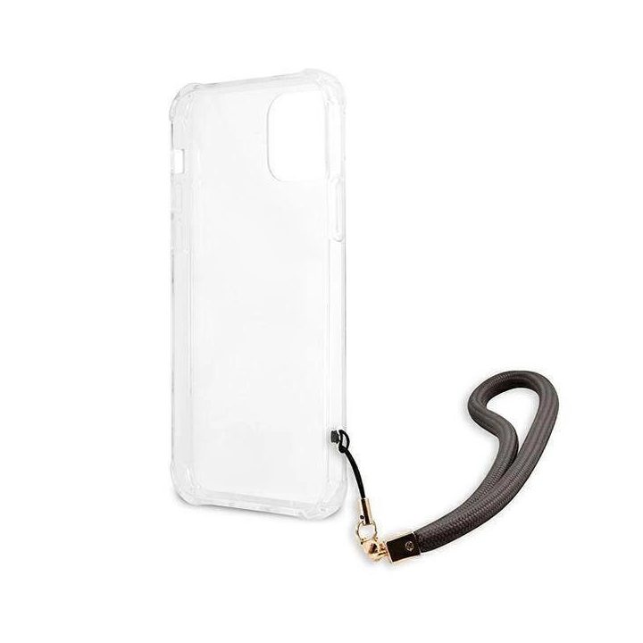 Guess GUHCP12SKSMAGR iPhone 12 mini 5.4 pilkos/pilkos spalvos deklas Marble Collection