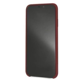Mercedes MEHCI65SILRE iPhone Xs Max raudonas/raudonas deklas Silikono linija