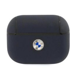 BMW BMAPSSLNA AirPods Pro dangtelis Geniune Leather Silver Logo
