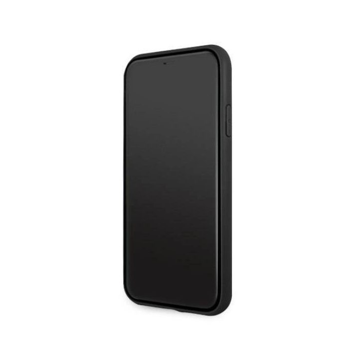 Dėklas BMW BMHCN61RSWPK iPhone 11 6,1 / Xr Juodos spalvos/juodas deklas odinis perforuotas