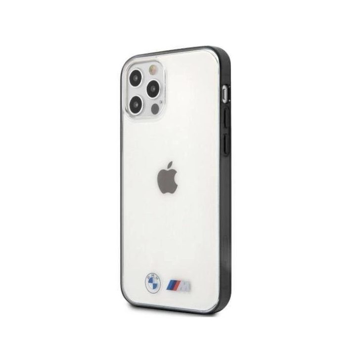 Dėklas BMW BMHCP12LMBTOK iPhone 12 Pro Max 6,7 skaidrus deklas Sandblast