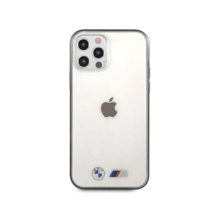 Dėklas BMW BMHCP12LMBTOK iPhone 12 Pro Max 6,7 skaidrus deklas Sandblast