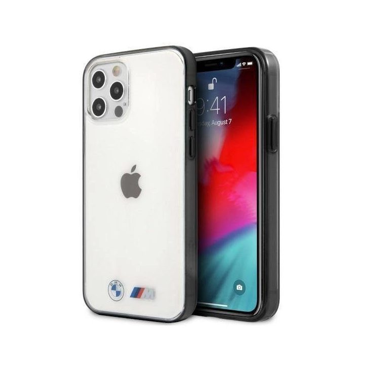 Dėklas BMW BMHCP12LMBTOK iPhone 12 Pro Max 6,7 skaidrus deklas Sandblast