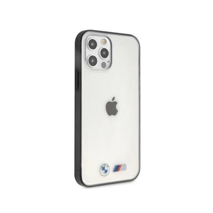 Dėklas BMW BMHCP12LMBTOK iPhone 12 Pro Max 6,7 skaidrus deklas Sandblast