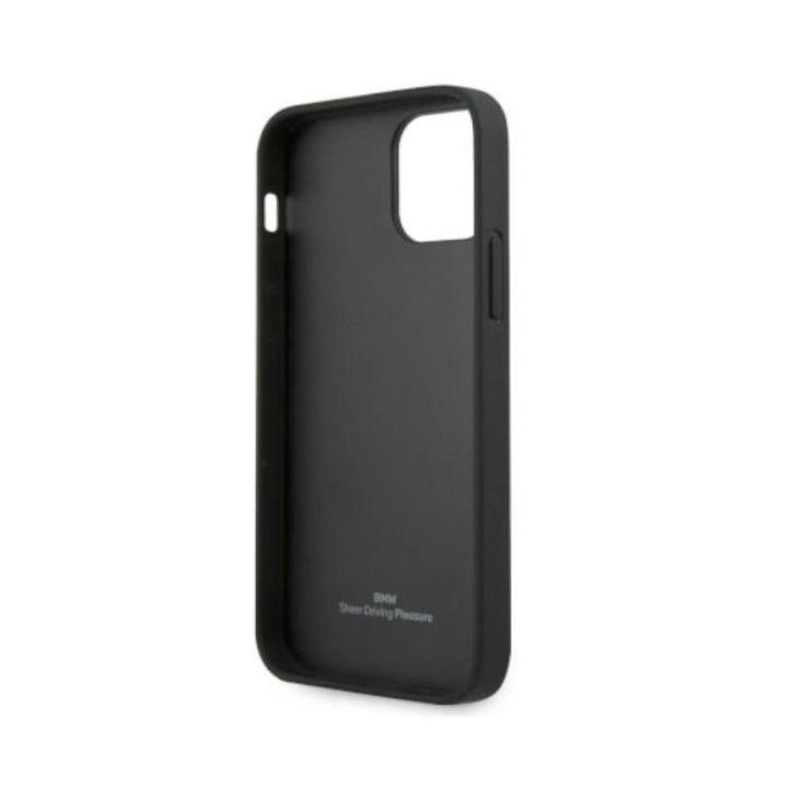 Dėklas BMW BMHCP12LRSPPR iPhone 12 Pro Max 6,7 czerwony/red deklas Leather Curve Perforate