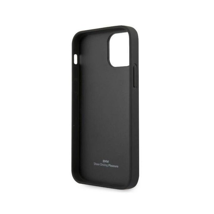 Dėklas BMW BMHCP12MRSPPR iPhone 12/12 Pro 6,1 deklas Leather Curve Perforate