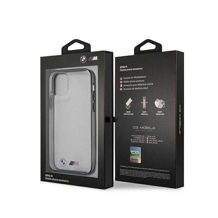 Dėklas BMW BMHCP12SMBTOK iPhone 12 mini 5,4 skaidrus deklas Sandblast