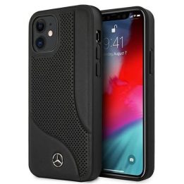 Mercedes MEHCP12SCDOBK iPhone 12 mini 5,4 juodas deklas Odinis perforuotas plotas