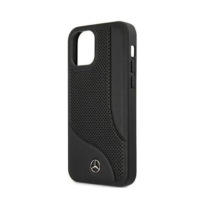 Mercedes MEHCP12SCDOBK iPhone 12 mini 5,4 juodas deklas Odinis perforuotas plotas