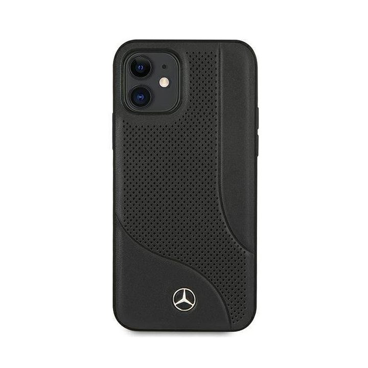 Mercedes MEHCP12SCDOBK iPhone 12 mini 5,4 juodas deklas Odinis perforuotas plotas
