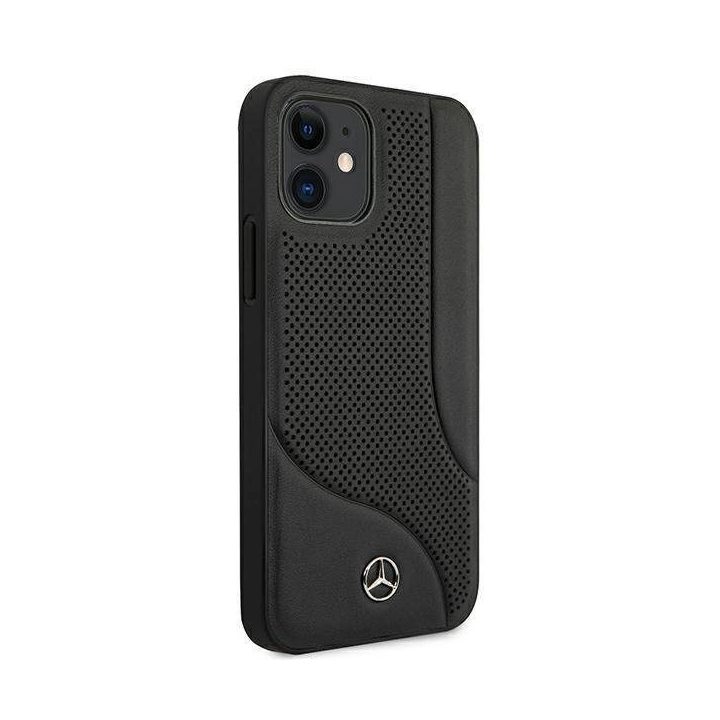 Mercedes MEHCP12SCDOBK iPhone 12 mini 5,4 juodas deklas Odinis perforuotas plotas