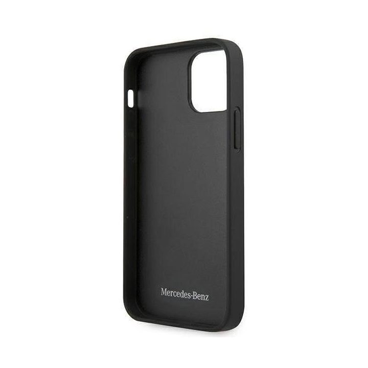 Mercedes MEHCP12SCDOBK iPhone 12 mini 5,4 juodas deklas Odinis perforuotas plotas