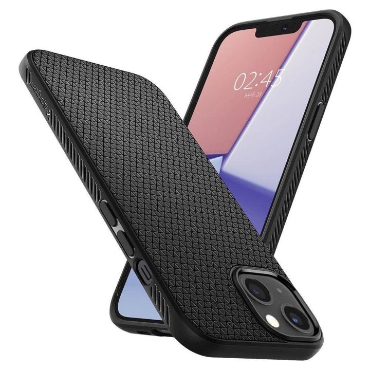 Spigen LIQUID AIR IPHONE 13 matinės juodos spalvos