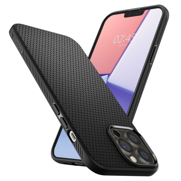 Spigen LIQUID AIR IPHONE 13 PRO MATINĖS BLACK spalvos