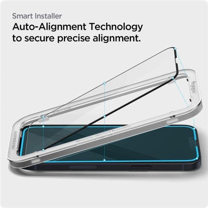 Spigen ALM GLASS FC IPHONE 13 / 13 PRO / 14 BLACK