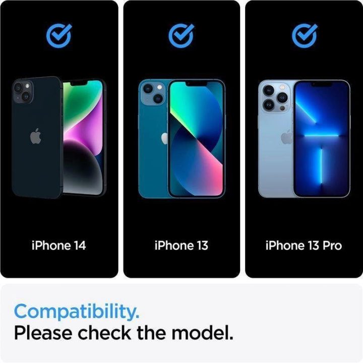 Spigen ALM GLASS FC IPHONE 13 / 13 PRO / 14 BLACK