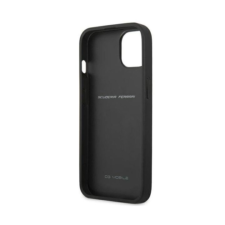 Ferrari FEHCP13SRQUK iPhone 13 mini 5.4 juodos/juodos spalvos deklas Off Track Quilted