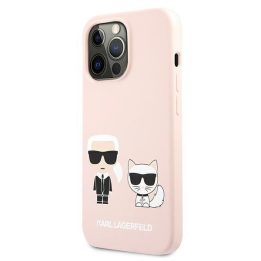 Karl Lagerfeld KLHCP13LSSKCI iPhone 13 Pro / 13 6.1 deklas Silikonas Karl & Choupette