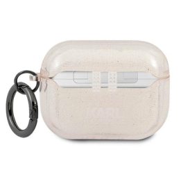 Karl Lagerfeld KLAPUKHGD AirPods Pro dangtelis Glitter Karl`s Head