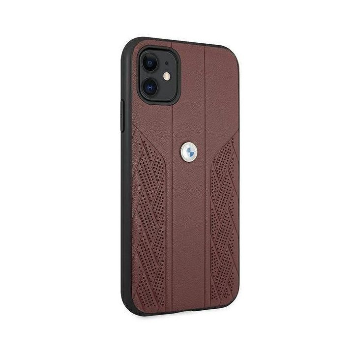 Dėklas BMW BMHCN61RSPPR iPhone 11 6,1 / Xr deklas Odinis Curve Perforate