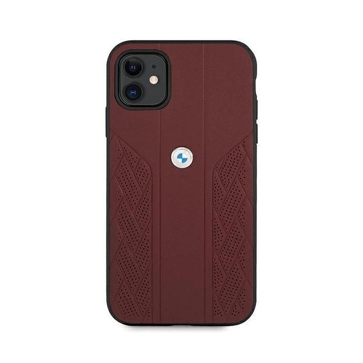 Dėklas BMW BMHCN61RSPPR iPhone 11 6,1 / Xr deklas Odinis Curve Perforate
