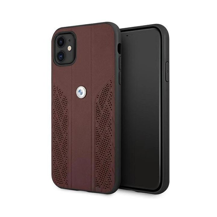 Dėklas BMW BMHCN61RSPPR iPhone 11 6,1 / Xr deklas Odinis Curve Perforate