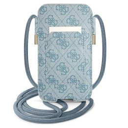 Guess rankinė GUPHM4GDBL 6.1 blue/blue hardcase 4G Stripe