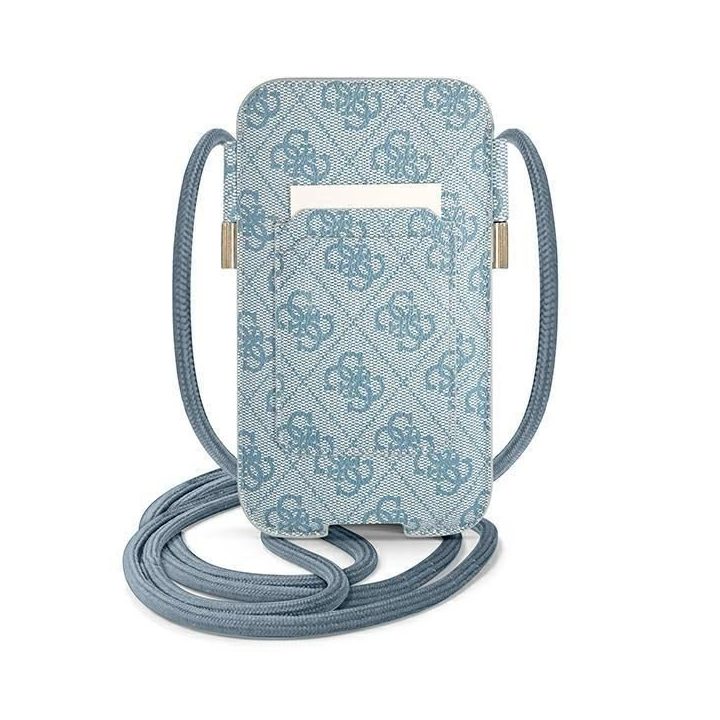 Guess rankinė GUPHM4GDBL 6.1 blue/blue hardcase 4G Stripe
