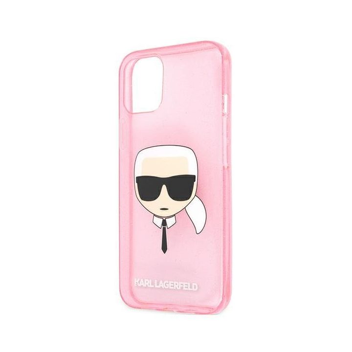 Karl Lagerfeld KLHCP13SKHTUGLP iPhone 13 mini 5.4 deklas Glitter Karl's Head
