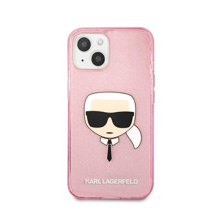 Karl Lagerfeld KLHCP13SKHTUGLP iPhone 13 mini 5.4 deklas Glitter Karl's Head