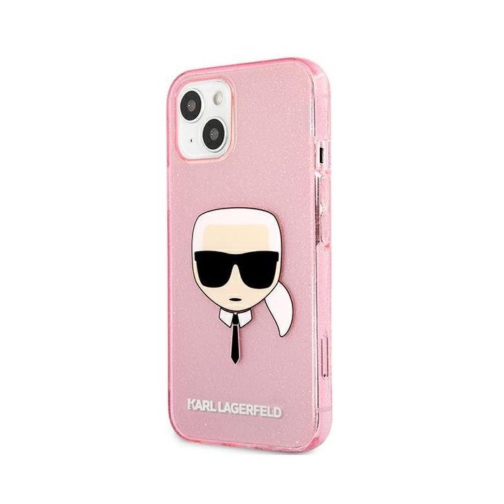 Karl Lagerfeld KLHCP13SKHTUGLP iPhone 13 mini 5.4 deklas Glitter Karl's Head
