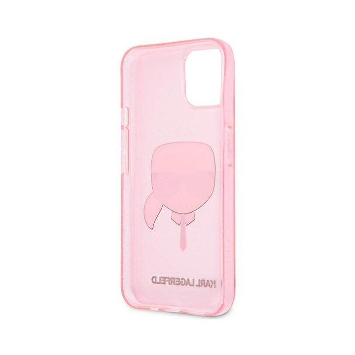 Karl Lagerfeld KLHCP13SKHTUGLP iPhone 13 mini 5.4 deklas Glitter Karl's Head