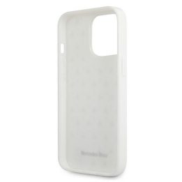 Mercedes MEHCP13LESPWH iPhone 13 Pro / 13 6,1 baltas/baltas deklas Silver Stars Pattern