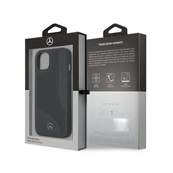 Mercedes MEHCP13SCDONA iPhone 13 mini 5,4 deklas Odinis perforuotas plotas